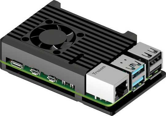 Housing Raspberry Pi 5 Aluminum Integrated Heat Sink + Fan