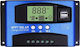 40A MPPT Solarladeregler Dual LCD Display USB 12V 24V Lithiumbatterie Blau