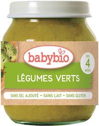 Babybio Meniu bebelusi cu Gust de Legume verzi pentru 4+ Luni 130gr