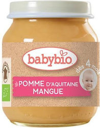 Babybio Fruchtpüree mit Geschmack Apfel & Mango für 4+ Monate 130gr Babybio Fruchtpüree mit Geschmack Apfel & Mango für 4+ Monate 130gr