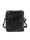 Leather Men's Bag Shoulder / Crossbody Black
