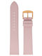 Rochet Leeds Δερμάτινο Λουράκι Ροζ 20mm