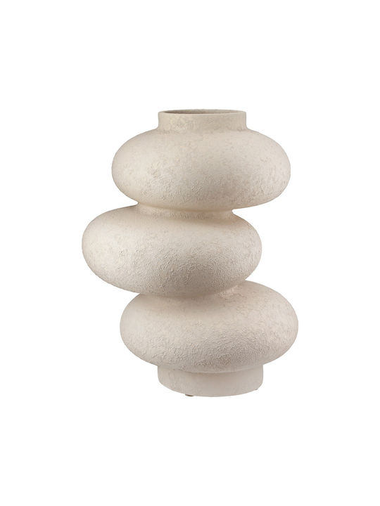 ArteLibre Декоративна ваза Камък Stone Сив 17x17x21см 13бр