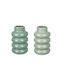 ArteLibre Decorative Vase Green 15x15x24cm