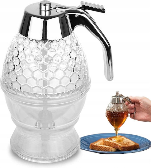 Dispenser de Sirop de Miere 240ml 15cm Convenabil pentru Vafe