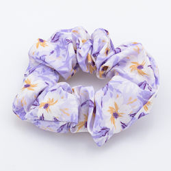 Σούρα Μαλλιών Floral – Καλοκαιρινές Εμφανίσεις-μωβ