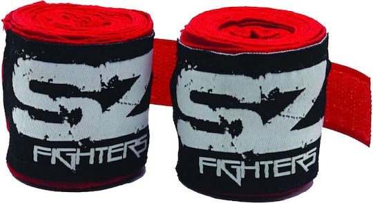 Sz Fighters Boxing Wraps 4.5 Μέτρα Κόκκινο