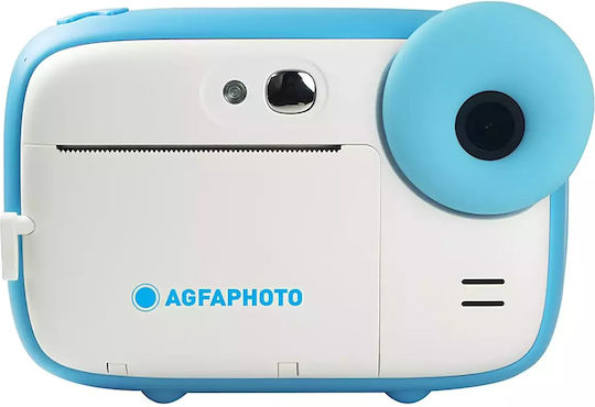 AgfaPhoto Realikids Kinderkamera 10MP mit Thermodruck Blau