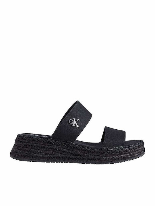 Calvin Klein Γυναικεία Σανδάλια Sporty Μαύρα