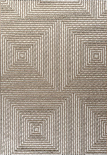 Tzikas Carpets Mira Modern Bedroom Rugs Set Beige 398-0-335-68983-670 3pcs