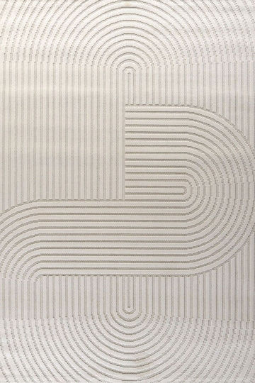 Tzikas Carpets Mira Seturi de covoare pentru dormitor Ecru 398-0-335-69678-060 3 Bucăți
