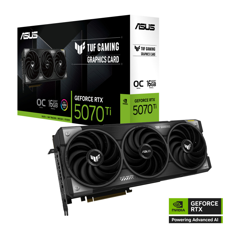 Asus GeForce RTX 5070 Ti 16GB GDDR7 TUF Gaming OC Κάρτα Γραφικών