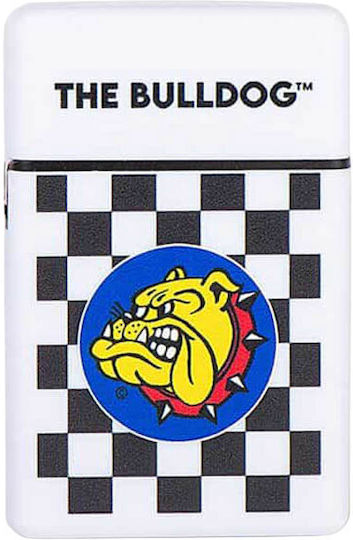 The Bulldog Amsterdam Αναπτήρας Flamme Winddicht Checkered (White)