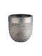 ArteLibre Champs Candle Holder Glass in Gray Color 8x8x8cm 1pcs