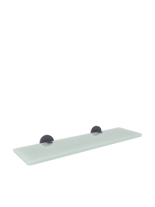 Verdi Omicron 3021806 Glass Shelf Graphite Grey...