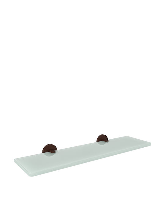 Verdi Omicron 3022807 Glass Shelf Dark Brown 60...