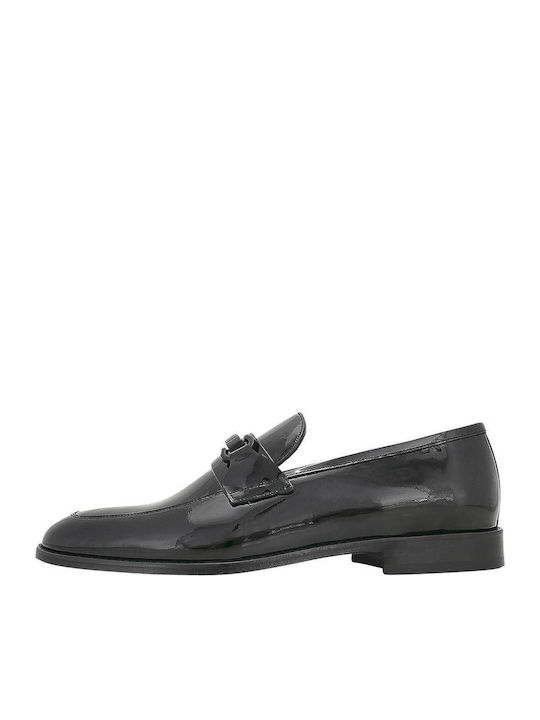 Montel Men's Leather Loafers Black