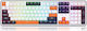 Redragon K689WBO-RGB-PRO Drahtlos Gaming Mechanische Tastatur 75% mit RGB-Beleuchtung (Englisch US) Wyvern