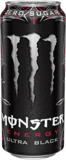 Monster Ultra Black Енергийна напитка Череша с Газировка 500мл