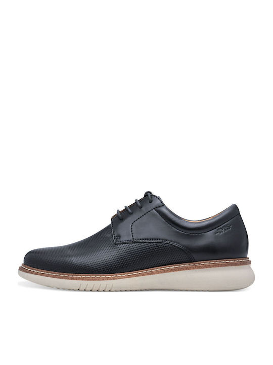 Men's Leather Casual Shoes Blue