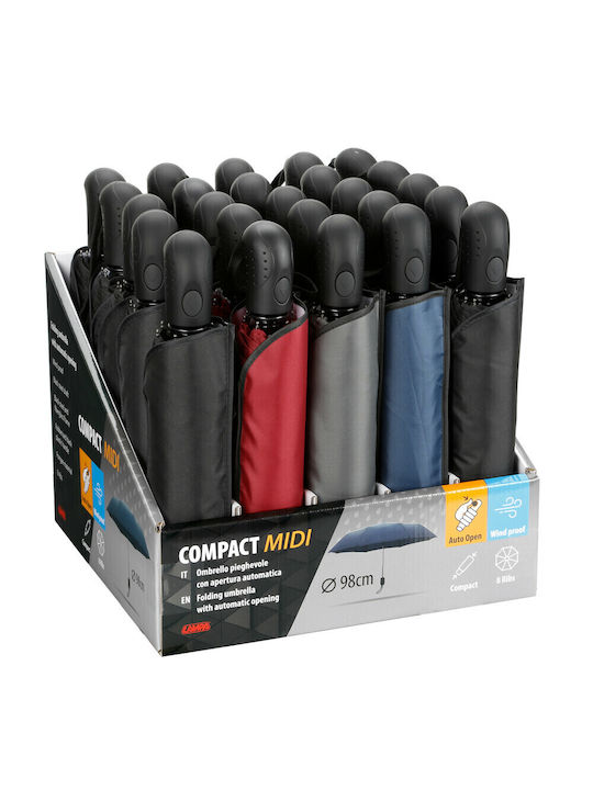 Lampa Umbrellas Compact Midi Φ98cm Windproof Automatic Opening Various Colors 31x31x24cm Stand Lampa 25 Pcs L9960.6