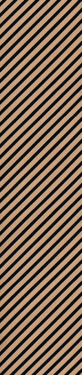 Panouri Decorative 3D Din MDF Cu Filet Cu Adeziv Maro 265x60x2cm