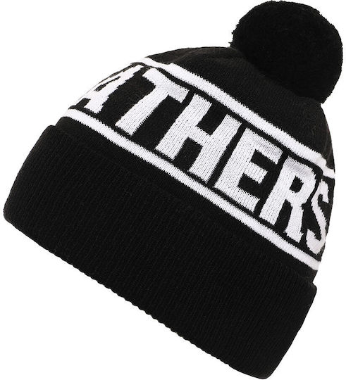 Beanie Ανδρικός Σκούφος Πλεκτός σε Μαύρο χρώμα