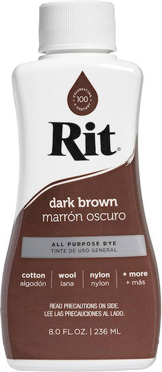 Rit Farbe für Stoffschuhe Dunkelbraun 236ml