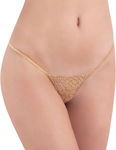 Micro 6310 Lace Thong Beige