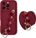 Volte-Tel Hearts Strap Back Cover Silicone with...