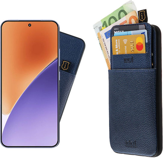 Idol 1991 Anti-rfid Wallet Leather Blue (Xiaomi 15)