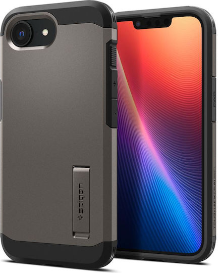 Spigen Spigen Tough Armor Umschlag Rückseite Metallisch 2mm Grau iPhone 17e / 16e