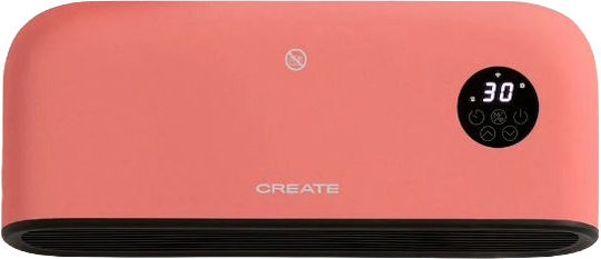 Create Warm Wall Pro Fan Heater Room Wall Portocaliu 2000W