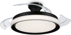 Philips Bliss 51cm με Φως Μαύρος Philips Bliss 51cm με Φως Μαύρος