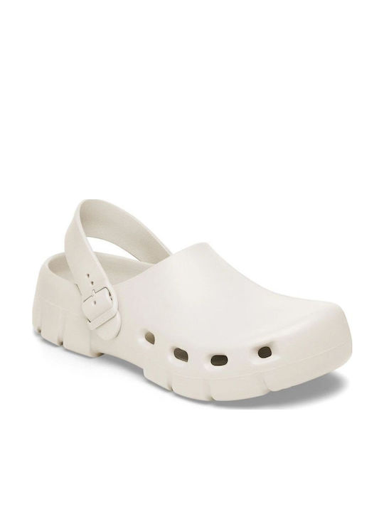 Birkenstock Birki Flow Eva Γυναικεία Σαμπό Λευκά