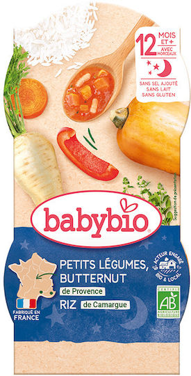 Babybio Baby Meal with Flavor Vegetables with Rice for 12+ Months
