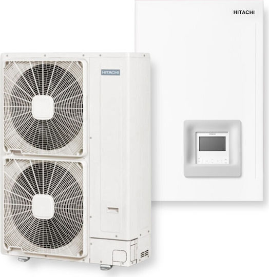 Hitachi 10WHNPE Pompa de căldură 24kW Trei faze 60°C Split