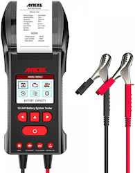 Ancel Digitaler Batterietester mit Krokodilklemmen BST600