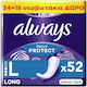 Always Daily Protect Long Proteze pentru chiloți 52buc