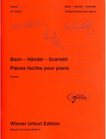 Schott Sohne Bach Handel Scarlatti Εύκολα Κομμάτια Πιάνο