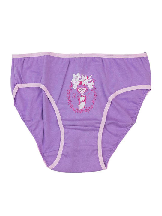 Nina Club Kids' Brief Purple