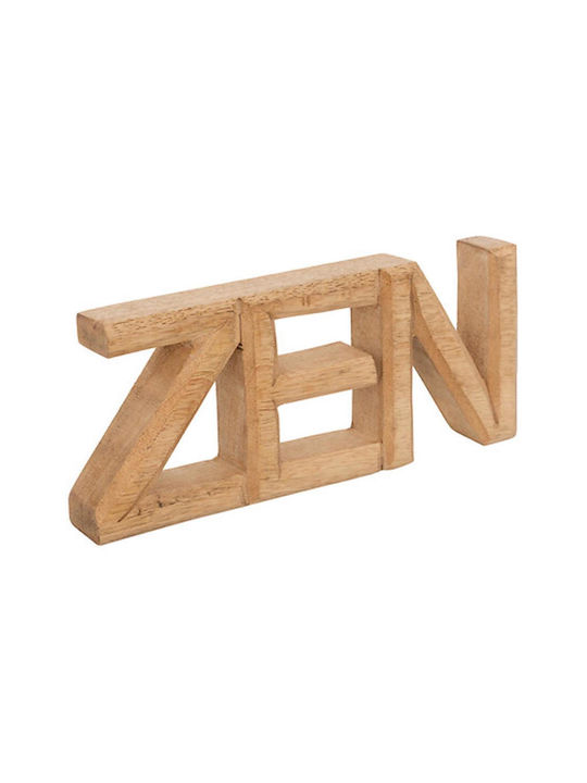 Atmosphera Διακοσμητικό Χώρου Zen από Ξύλο 23x3x10cm