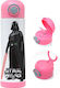 Koupakoupa Kinderflasche Star Wars Rostfreier Stahl mit Strohhalm Rosa 500ml