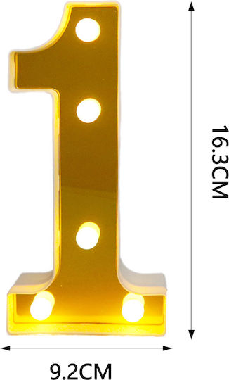 Tpster Dekorative Lampe Gold