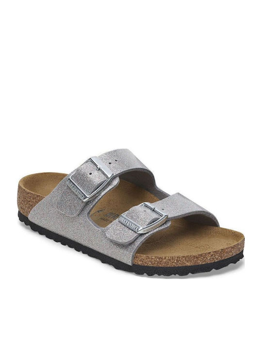 Birkenstock Kids' Sandals Arizona Anatomic Silver