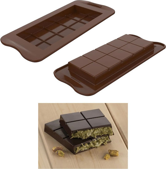 Silikomart Non-stick Silicone Baking Pan Dubai Chocolate 15.5x7.5x1.55cm