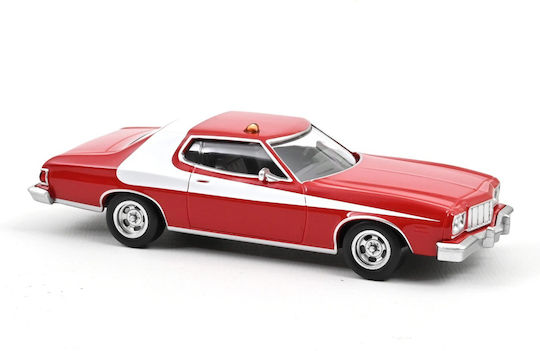 1/43 Ford Gran Torino ''starsky & Hutch Tv Series 1975-79'' Red White 1975