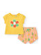 Kids' Set with Shorts Summer 2pcs Yellow