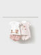Kids' Set with Shorts Summer 4pcs Baby Pink