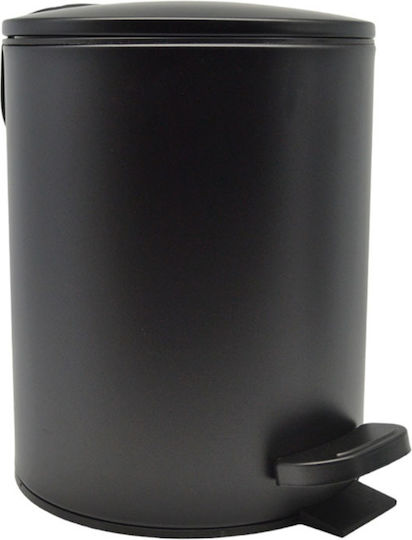 Ankor Inox Καλαθάκι Μπάνιου 5lt Μαύρο
